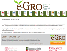 Tablet Screenshot of e-gro.org